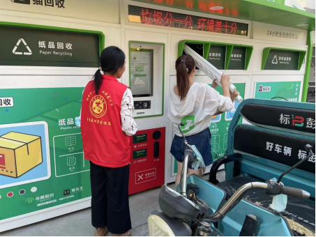 貓先生廢品回收，智能再生資源回收站，廢品回收箱價格，收集柜生產(chǎn)廠家